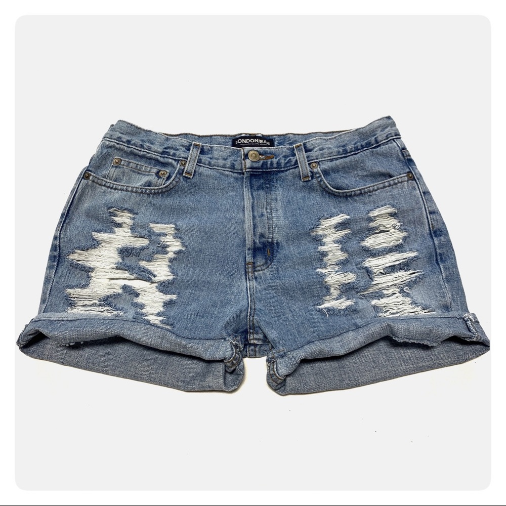 LONDON JEAN Cutoffs XL Waist 34-35 Size 16 316RE